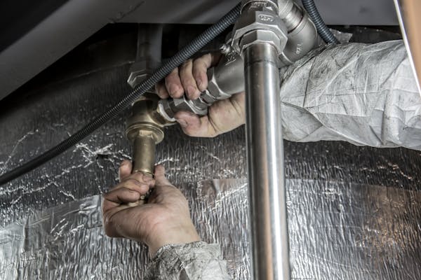 Professional plumbing pipework